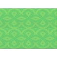 thumbnail image 1 of Ahgly Company Indoor Rectangle Patterned Neon Green Area Rugs, 7' x 9', 1 of 6