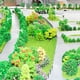 thumbnail image 5 of Naiovety Paquete de 10 Modelos de Tren Luz LED Micropaisaje Jardín Farola, 5 of 6