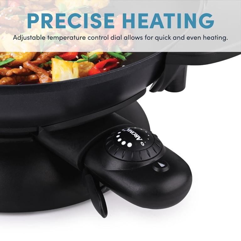 Aroma Professional 5-Quart Electric Wok, Black photo 3