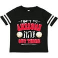 thumbnail image 3 of Inktastic That's My Awesome Sister out There with Volleyballs Boys or Girls Toddler T-Shirt, 3 of 5
