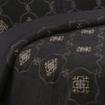 thumbnail image 3 of MarCielo 3-Piece Fully Quilted Embroidery Quilts Bedspreads Bed Coverlets Cover Set, Gold, Silver, Emma(Queen Size, Black), 3 of 7