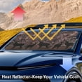 thumbnail image 6 of Xixirimido Car Windshield Sun Shade Car Sun Visor Block UV Rays Foldable Automotive Windshield Sunshades Front Window Sun Blocker Keep Your Vehicle Cool, Hunting Deers Forest Camo, 6 of 8