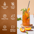 thumbnail image 6 of Syruvia Peach Pure Cane Syrup, 25.4 fl Oz With Pump, 6 of 6