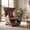 Brown, variant on 29" Polyester Upholstered Minimalist Sofa Chair, Comfy Sofa with Lower Compartment, Reading Couch with High Weight Capacity for living space, Beige