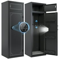 KAER 10-12 Gun Safe, Large Unassembled Rifle Safe with Digital Keypad, Gun Cabinet for Rifle and Shotgun