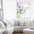 thumbnail image 1 of Beau Croquis Floral Aquarelle - Impression sur Toile Florale, 1 of 3