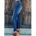 thumbnail image 2 of aPAY Jeans for Women  Long Slim Fit  Denim  Pants Y2K Vintage Street Style Raw Edges Design Regular Size, 2 of 5
