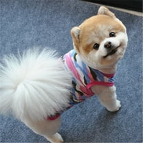 YUEHAO Pet Supplies Cute Dog Summer Pet Puppy Camouflage Vest Shirt Small Dog Pet Vest Clothes Appar Pink