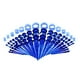 thumbnail image 2 of Juego de 50 tapones acrílicos para el tabique nasal y el oído. Azul, 2 of 6