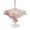 Coral, Mauve, Beige, variant on Outdoor Tablecloth with Umbrella Hole for Patio/Picnic/Party/Camping, Pink Orange Roses Waterproof Table Cloth Rectangle Table Cover Washable, Farmhouse Spring Summer Flowers Butterfly (52"x 70")