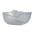 thumbnail image 1 of 1500ml Salad Bowel Irregular Flower Shape Glass Bowl with Ripple Texture Large Capacity Food Bowl Food Grade Safety Food Storage Container for Kitchen Cooking, 1 of 10