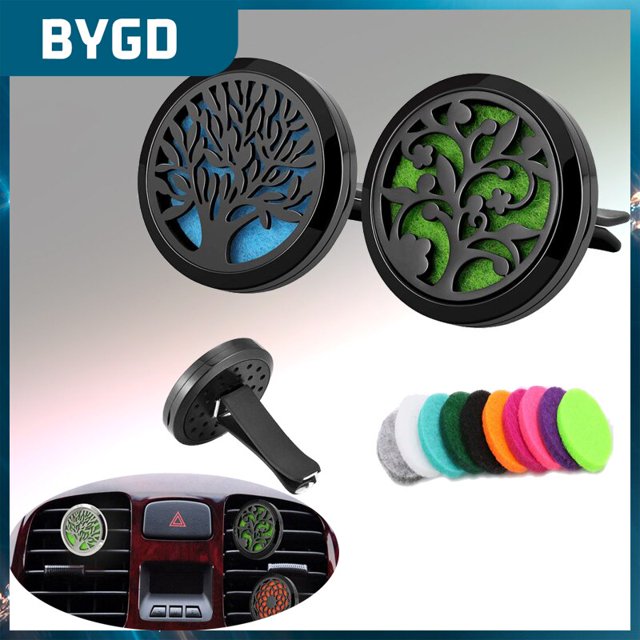Car Perfume Air Freshener New Aromatherapy Jewelry Car Clip Tree Of Life Aroma Essential Oil Diffuser Necklace Locket Pendants02China He Qiyong unisex