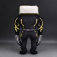 Red Circut Pattern Skibidi Toilet Mutant White Screen TV Man Plush Black Body Yellow ...