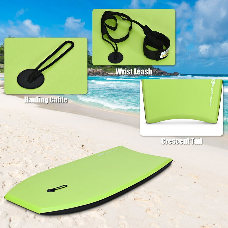 Goplus 41'' Lightweight Bodyboard for Adults, Beach Surfing Goplus 41'' Lightweight Bodyboard for Adults, Beach Surfing