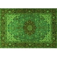 thumbnail image 1 of Ahgly Company Indoor Rectangle Medallion Green Traditional Area Rugs, 7' x 10', 1 of 1