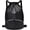 Black, variant on Waterproof drawstring fitness bag, backpack with shoe compartment, football and basketball sports bag.