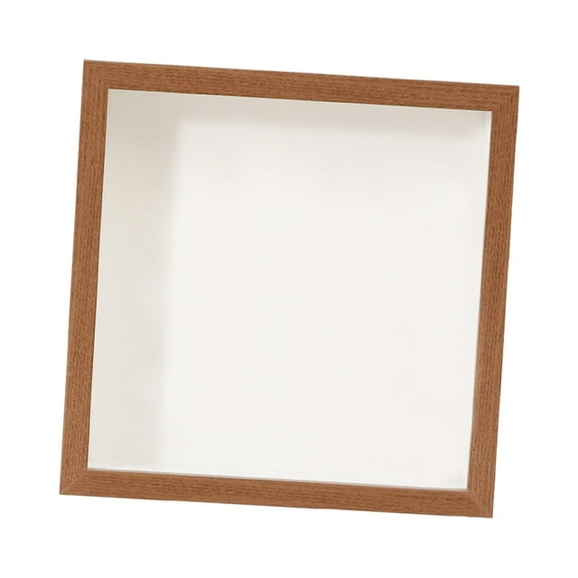 DOLITY Boîte à Ombre Cadre d'Affichage Rustique Multifonctionnel pour Billets Timbres Cartes 20cm