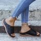 thumbnail image 4 of Sandalias bordadas de verano para mujer, calzado informal, zapatillas romanas informales Wmkox8yii  ytu3875, 4 of 8