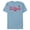 Ocean Blue, variant on Disney Mickey & Minnie Valentine's Day Family Trip 2026 Logo - Short Sleeve Blended T-Shirt for Adults - Customized-Ocean Blue