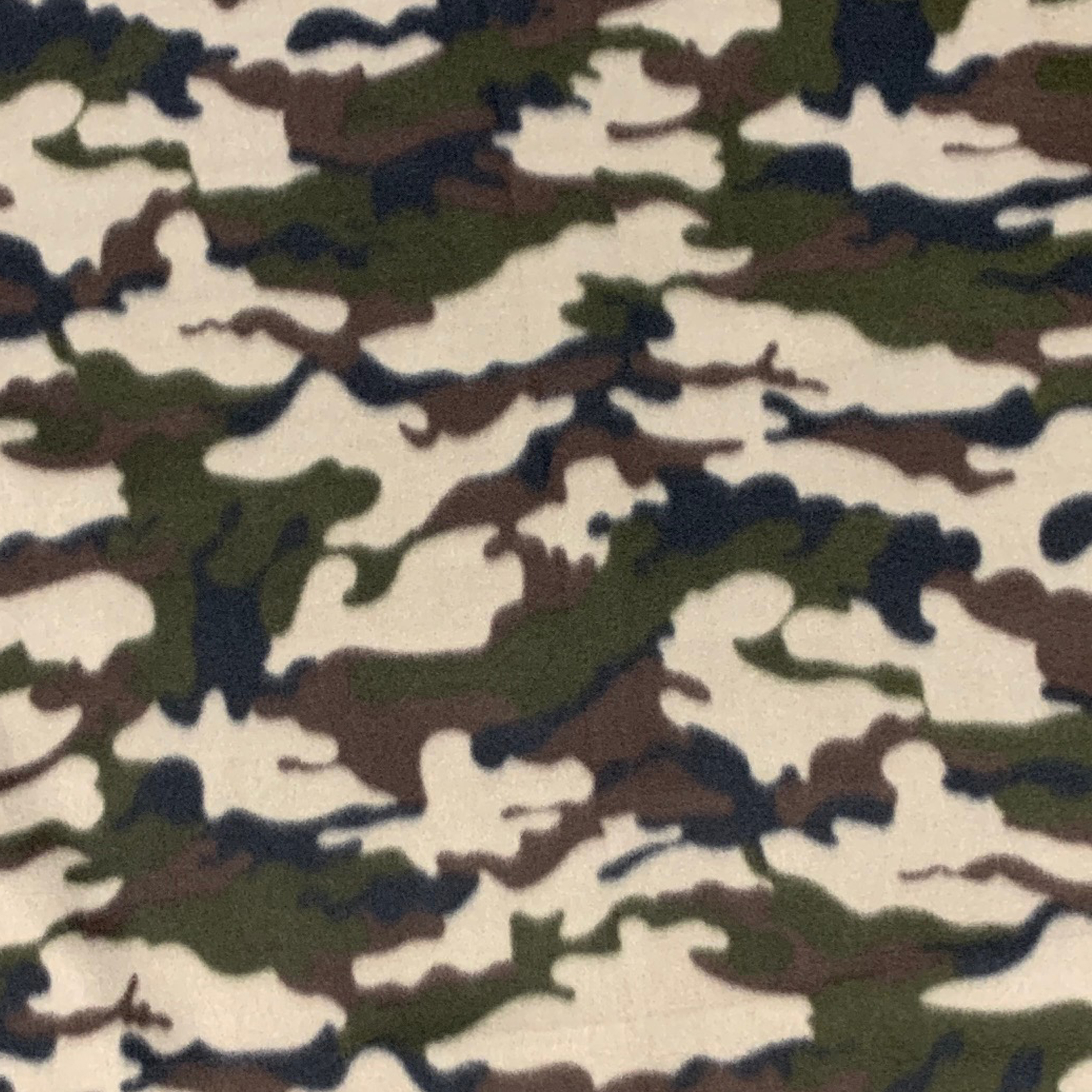 Shason Textile, Classic Camouflage AntiPill Fleece, 72"x 60" Fabric