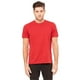 3650 T-shirt Unisexe à Manches Courtes en Poly-Coton - Rouge Moucheté&44; Extra Small – image 1 sur 1