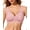 Leopard Pink, variant on Women's Wireless Plus Size Deep V Plunge Comfortable Bra, Breathable Seamless Strong Support Jelly Push Up Bralette, 32A-42DDD