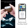 thumbnail image 3 of for AirPods Pro Case Leather Protective case with Hook AmPm Handcrafted Leather case Cover Compatible with Apple airpods pro case (Black), 3 of 5