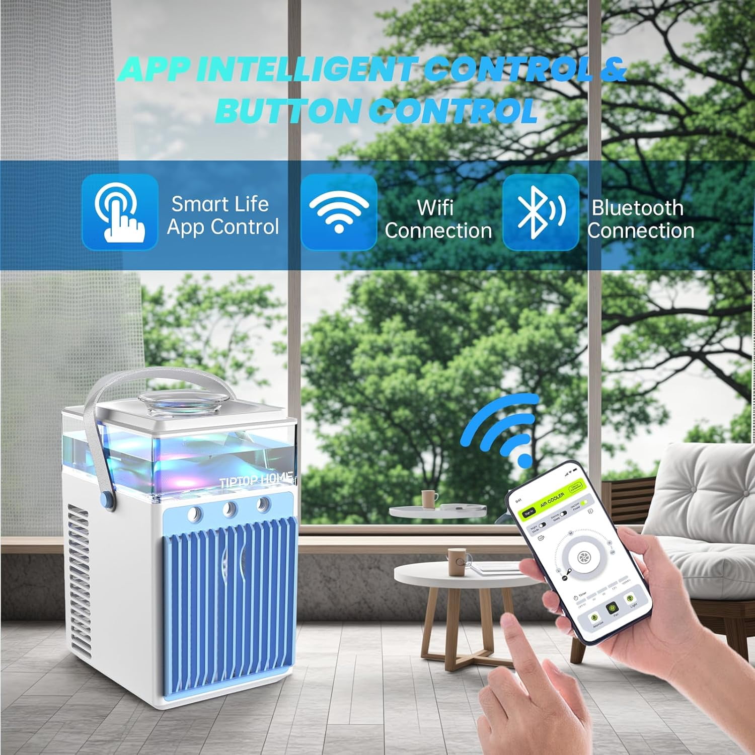 Thehomeuse Portable Air Conditioner, Gray