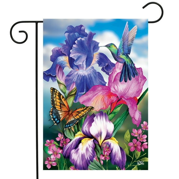 Briarwood Lane Irises Spring Garden Flag