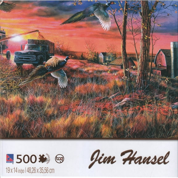 Longshore Jim Hansel Harvest Ringnecks Puzzle, 500 Piece