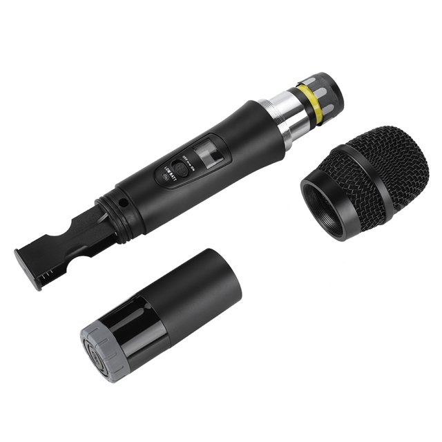 Micrófono de mano inalámbrico NikouMX VHF digital de doble vía