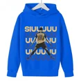 thumbnail image 2 of Ropa para niños Otoño e invierno Sudadera con capucha para niños y niñas y top azul con estampado de avatar de Ronaldo, 2 of 4