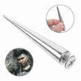 thumbnail image 3 of 10pcs Solid Punk Bullet Large Spikes Metal Leather Rivets Diy Silver Cone Studs, 3 of 3