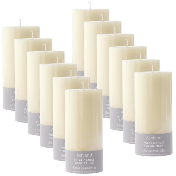 12 Pack: 2.75" x 6" Pillar Candle by Ashland