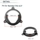 thumbnail image 5 of Adaptador de espaciador de altavoz tweeter Unique Bargains para Mazda para 6.5" 2 juegos, 5 of 7