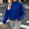 thumbnail image 4 of Enjoytime Sweatshirts for Women Mock Neck Long Sleeve Pullover Sweatshirts Fall Winter Fashion Casual Plus Size Clothes, 4 of 8