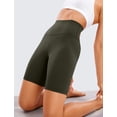 thumbnail image 5 of Shorts CRZ YOGA Butterluxe Cintura Alta 20 cm Verde Oliva Talle L, 5 of 5