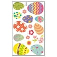 thumbnail image 2 of 1PC Easter Window Clings Large Easter Eggs Window Decals Painted Eggs Bunny Flowers Window Stickers for Home Office School Decor Spring Glass Window Decoration, 2 of 9