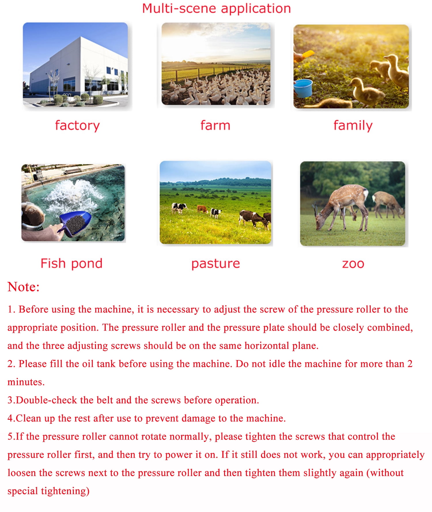 INTBUYING Farm Animal Feed Pellet Mill Machine 2MM Feed Granulator 4.5KW 220V