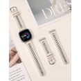 thumbnail image 4 of Correa de piel Minyee para Fitbit Versa 4, 4 of 6