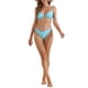 thumbnail image 2 of INSPIRAR CHIC Conjuntos de Bikini de Mujer con Aros Halter de 2 Piezas, Tirantes Ajustables, Parte Inferior en Triángulo, Trajes de Baño en Azul Claro Mediano, 2 of 5