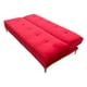 thumbnail image 2 of Sofá Cama Reclinable Okis Rojo, 3 Posiciones, SALVANTO, 2 of 8