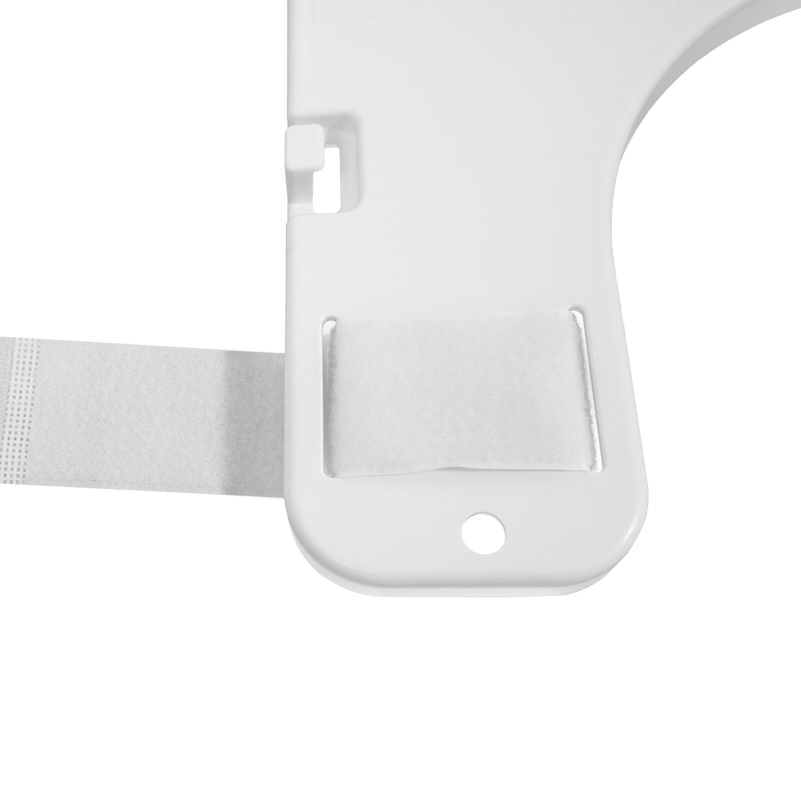 TFCFL White/Gray Wheelchair Table Board Wheelchair Lap Tray with Cup Holder & 4 Hooks 22.83x20.87inch