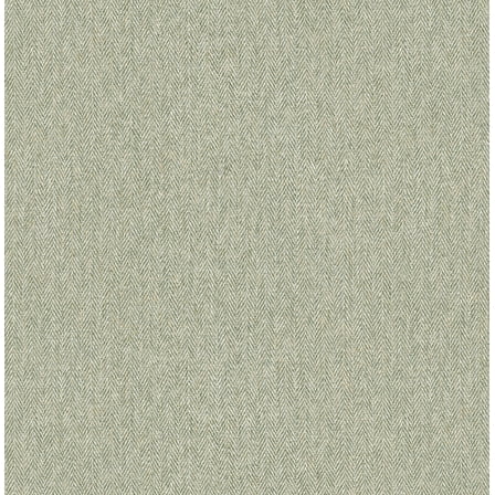 Advantage Herringbone Green Tweed Wallpaper