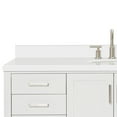 thumbnail image 4 of Ariel S061swqovo Magnolia 60" Free Standing Single Basin Vanity Set - Grey / Pure White, 4 of 7