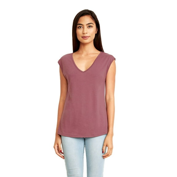Next Level Women�'s Festival Sleeveless Deep V-Neck T-Shirt
