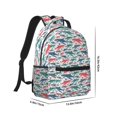 thumbnail image 2 of Uemuo Colorful Shark Printed Student Durable Water-resistant Backpack,Travel Backpack,Outdoor Activities Backpack, Laptop Backpack, Multi-compartment Backpack, 2 of 5