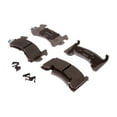 thumbnail image 2 of KarParts360 For GMC Jimmy 1990-1997 Disc Brake Pad Set | Ceramic Friction Material | Silver Series | Slotted | With Clips | With Pad Shims | Steel Backing | With Pad Wear Sensor | For 19387605, 2 of 4
