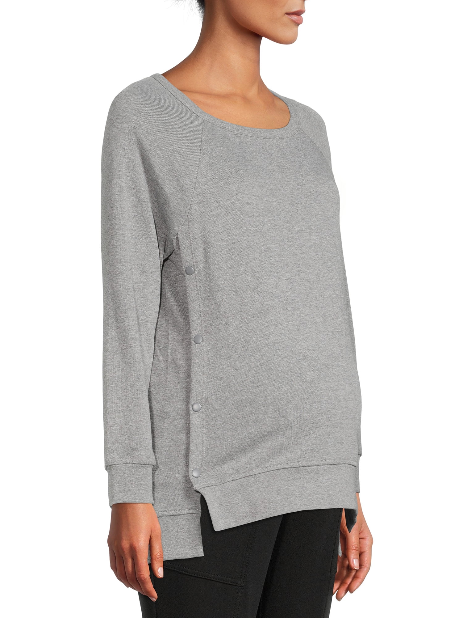 snap sweatshirt