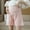 Pink, variant on Women's Maternity Shorts Elastic High Waisted Track Shorts Casual Pregnancy Shorts Beige M